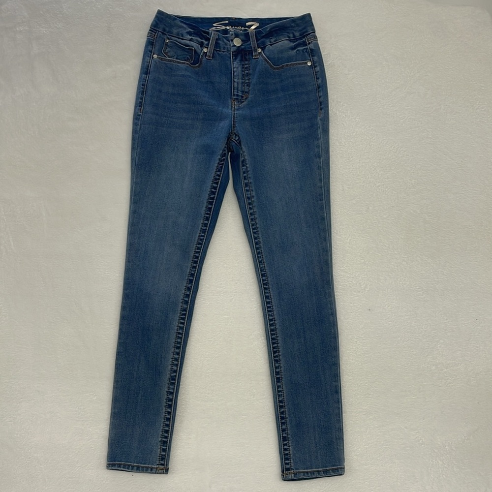 Seven7 Tummyless High Rise Skinny Jeans Sz 6